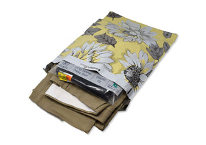 6x9, 10x13, 14x17 Inch Sunflower Harvest Design Poly Mailers, Summer, Fall, Spring Pattern, Self Sealing Clothing  Packaging Shipping Bags