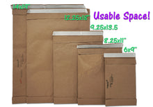 Eco Friendly Brown Kraft Heavy Duty Paper Padded Mailers! Cushioned Recyclable Mailing Envelopes, Shipping Gifts,