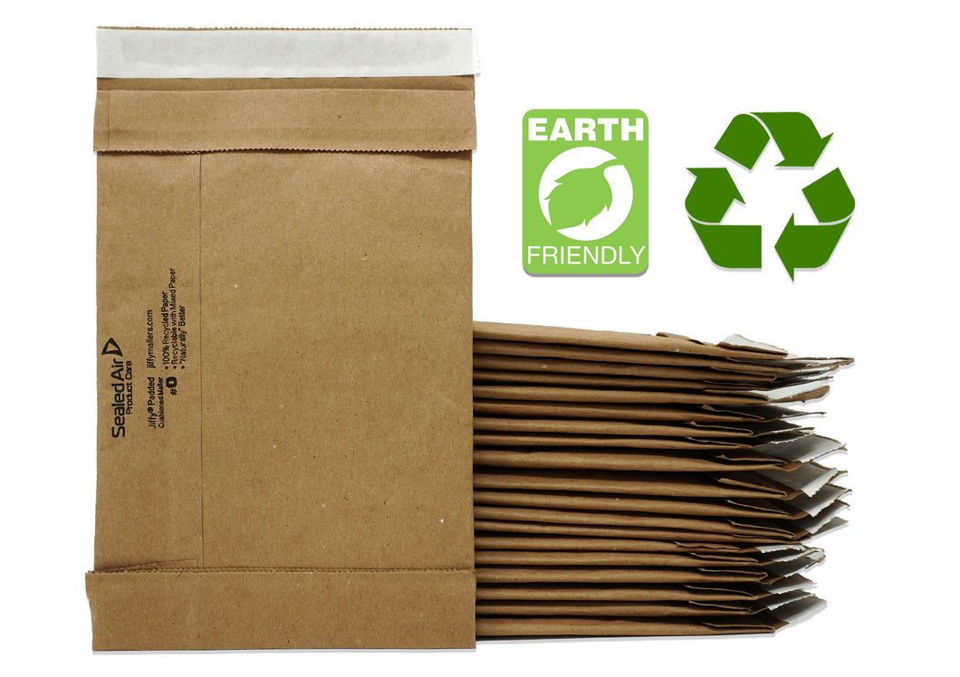 Eco Friendly Brown Kraft Heavy Duty Paper Padded Mailers! Cushioned Recyclable Mailing Envelopes, Shipping Gifts,