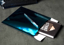 6x10, 8x12, Inch Polished Mirrored Teal Metallic Bubble Mailers, Shiny, Reflective Padded Self Sealing Shipping Rigid Durable Envelopes